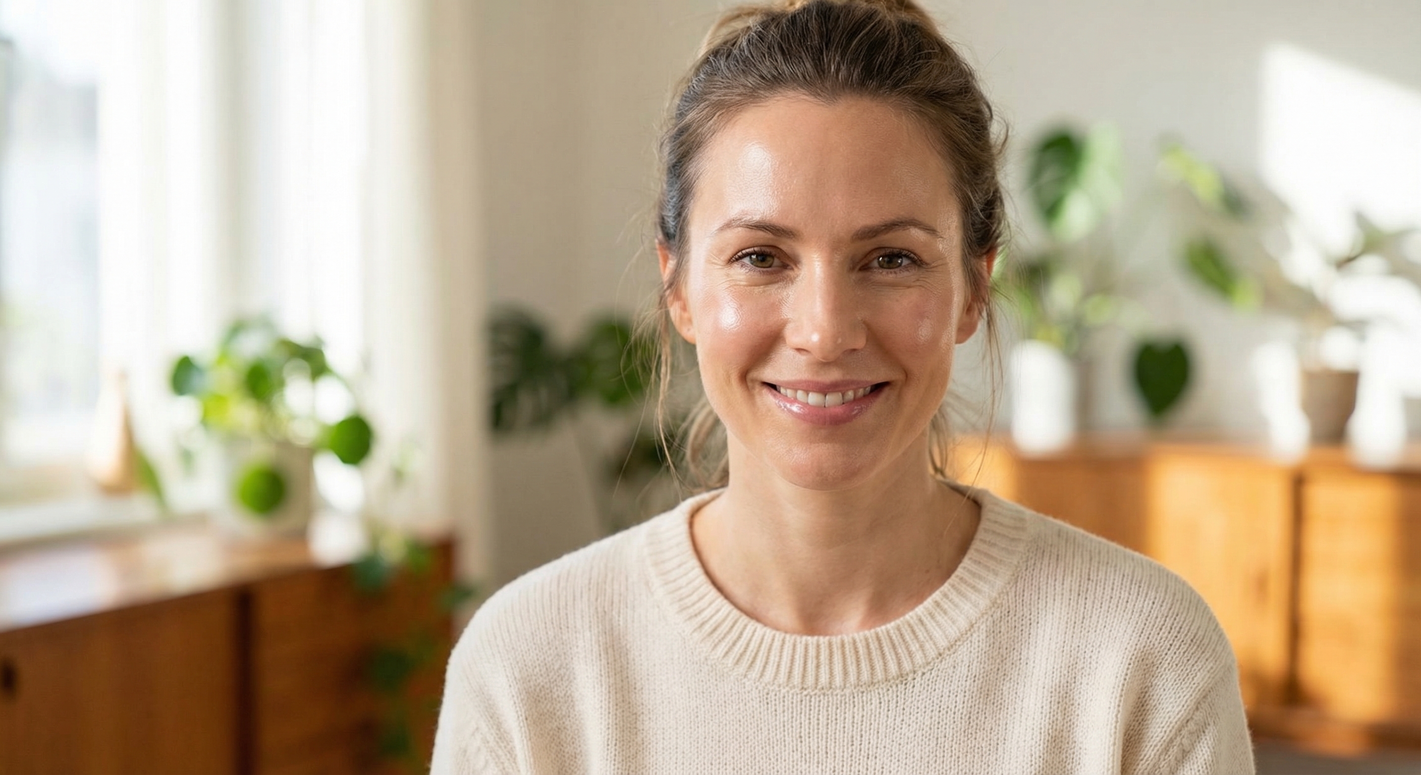 Healthy glowing skin